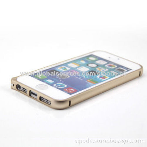 Aluminum Bumper Cases for iPhone 5/5s, with Baking Finish, Available in Various Colors